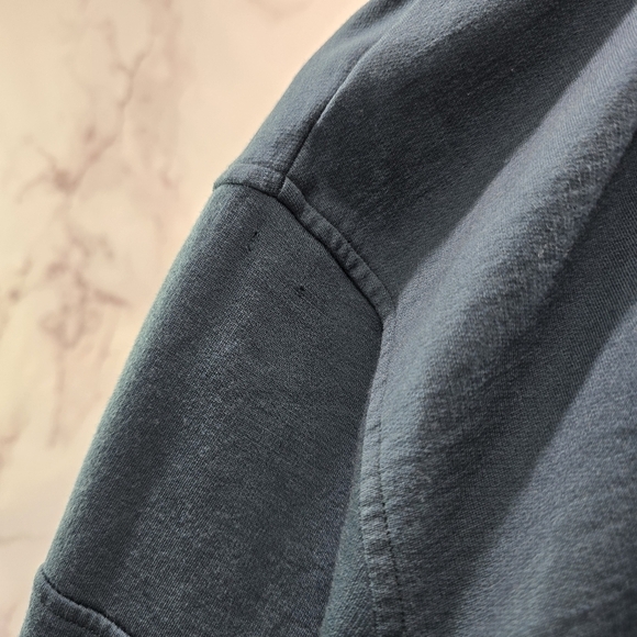 Spyder Jacket Mens Large Blue Gray Merino Wool Full Zip Mid Layer - Picture 9 of 11